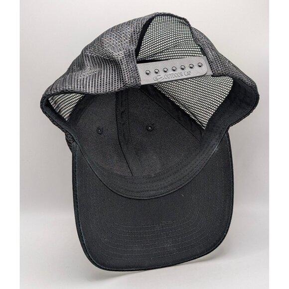 Mastercraft Tires Shield Logo Hat Cap Adult Snapback Trucker Mesh Black Mechanic - Picture 4 of 4